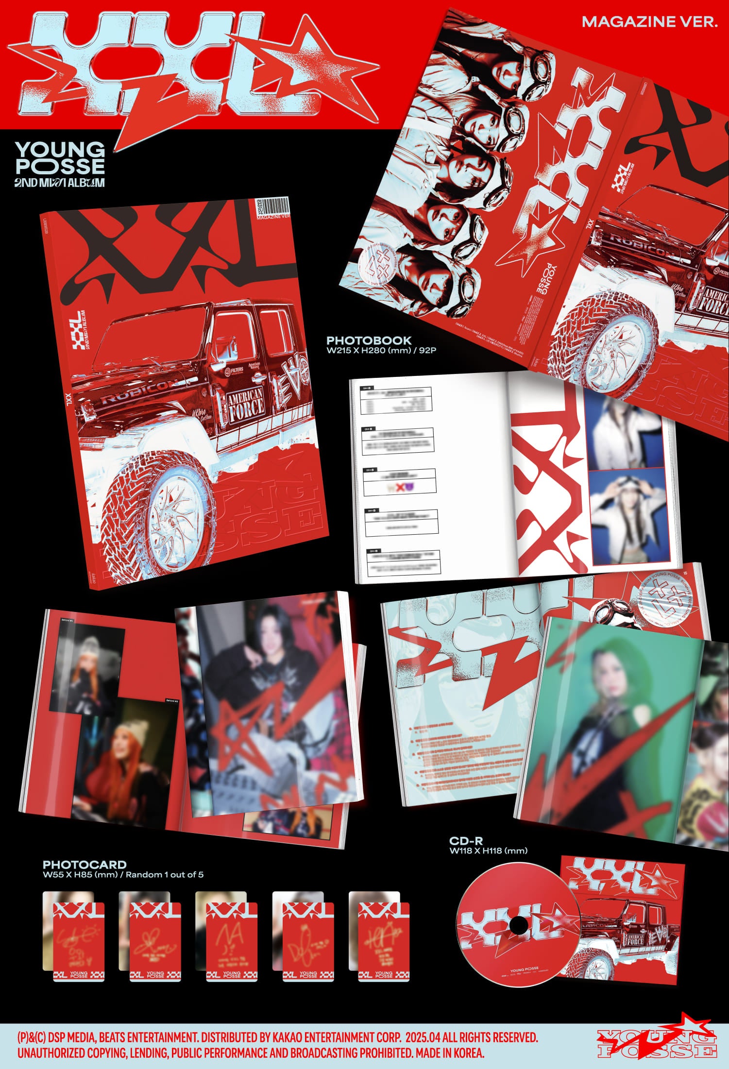 YOUNG POSSE 2nd EP XXL (Magazine Version)