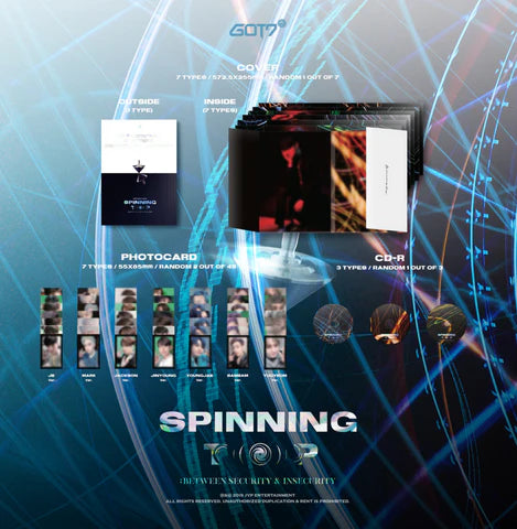 GOT7 9th Mini Album SPINNING TOP : BETWEEN SECURITY & INSECURITY