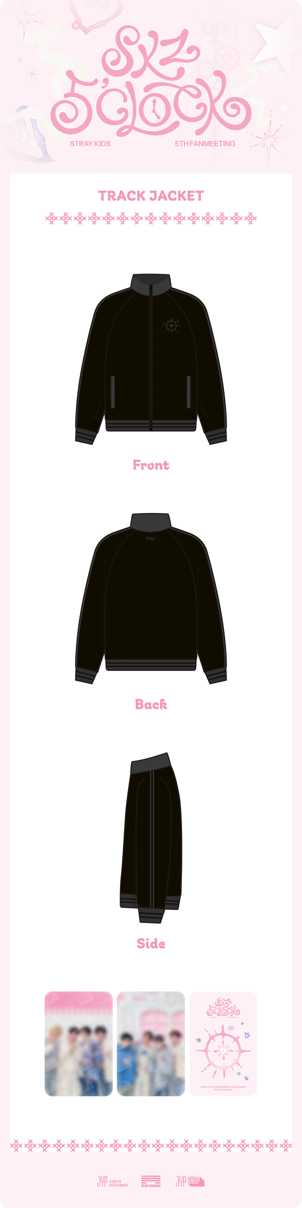 PRE-ORDER Stray Kids SKZOO Track Jacket : For 5th Fanmeeting 5'CLOCK