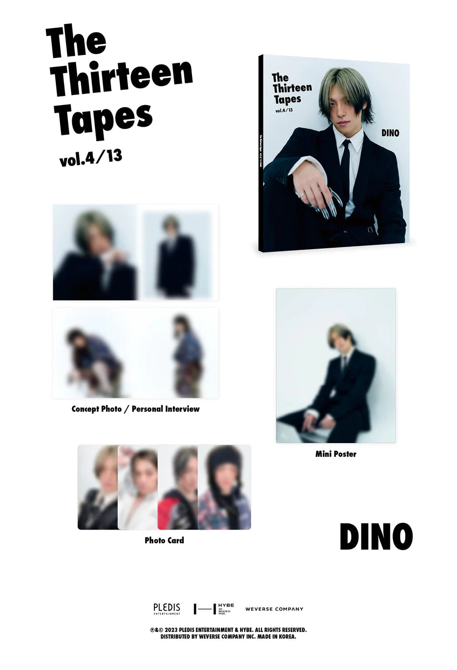 DINO (SEVENTEEN) The Thirteen Tapes