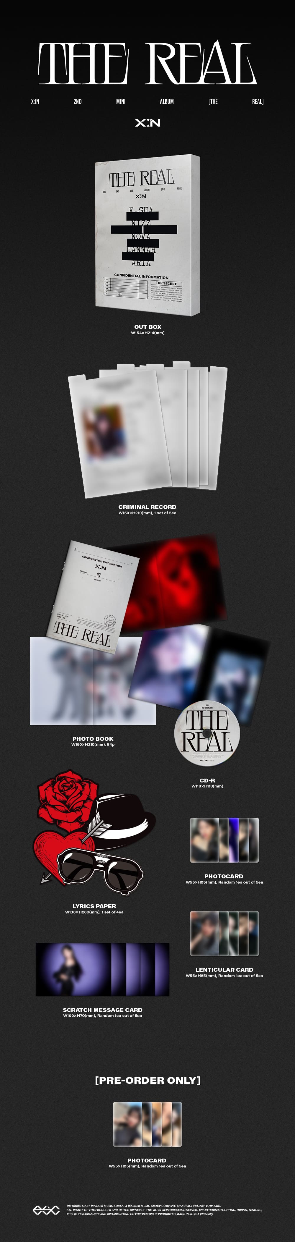 X:IN 2nd Mini Album THE REAL