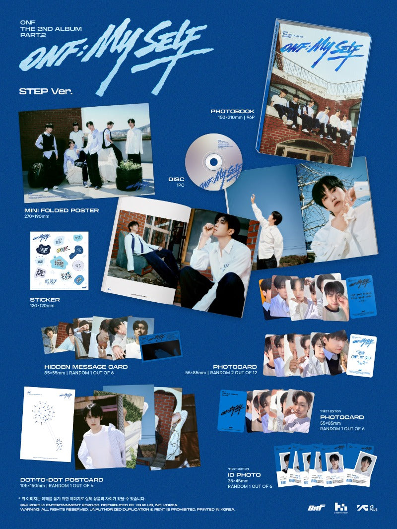 ONF ONF:MY SELF Album Photobook Version