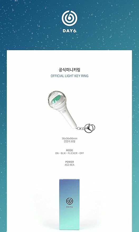 Day6 Lightstick Keyring