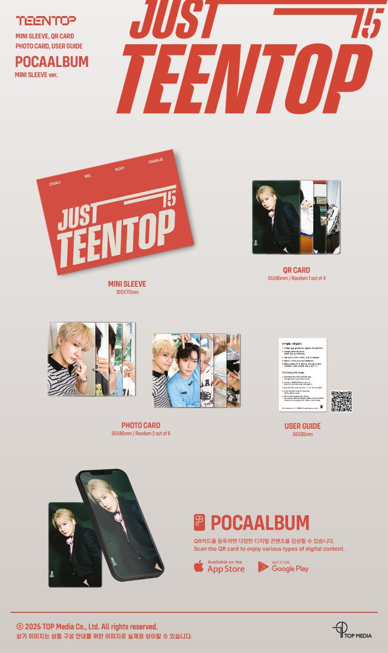 Teen Top 10th Mini Album Just 15, Just TEEN TOP (POCA Version)