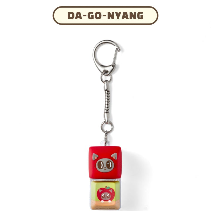 TXT  Hey! APPUL PPULBATU OFFICIAL MD Keycap Keyring Apple Version