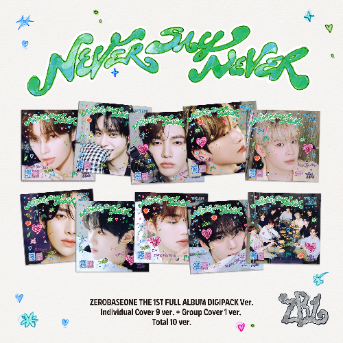 ZEROBASEONE 1st Full Album NEVER SAY NEVER (DIGIPACK Version)