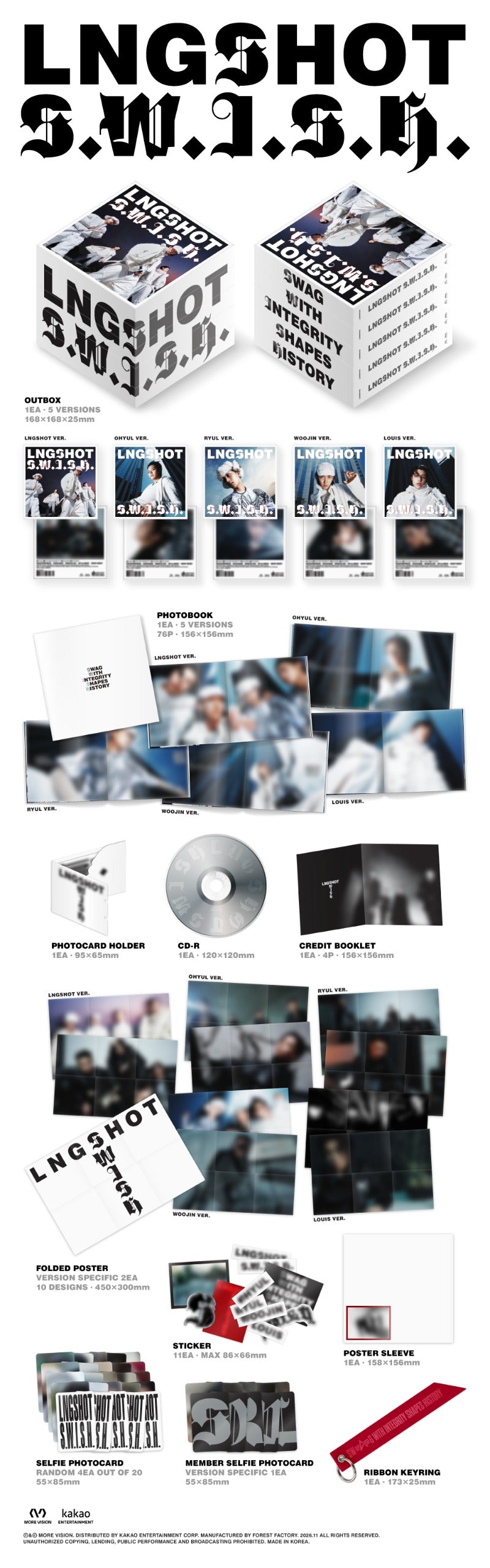 PRE-ORDER LNGSHOT EP S.W.I.S.H. (Standard Version)
