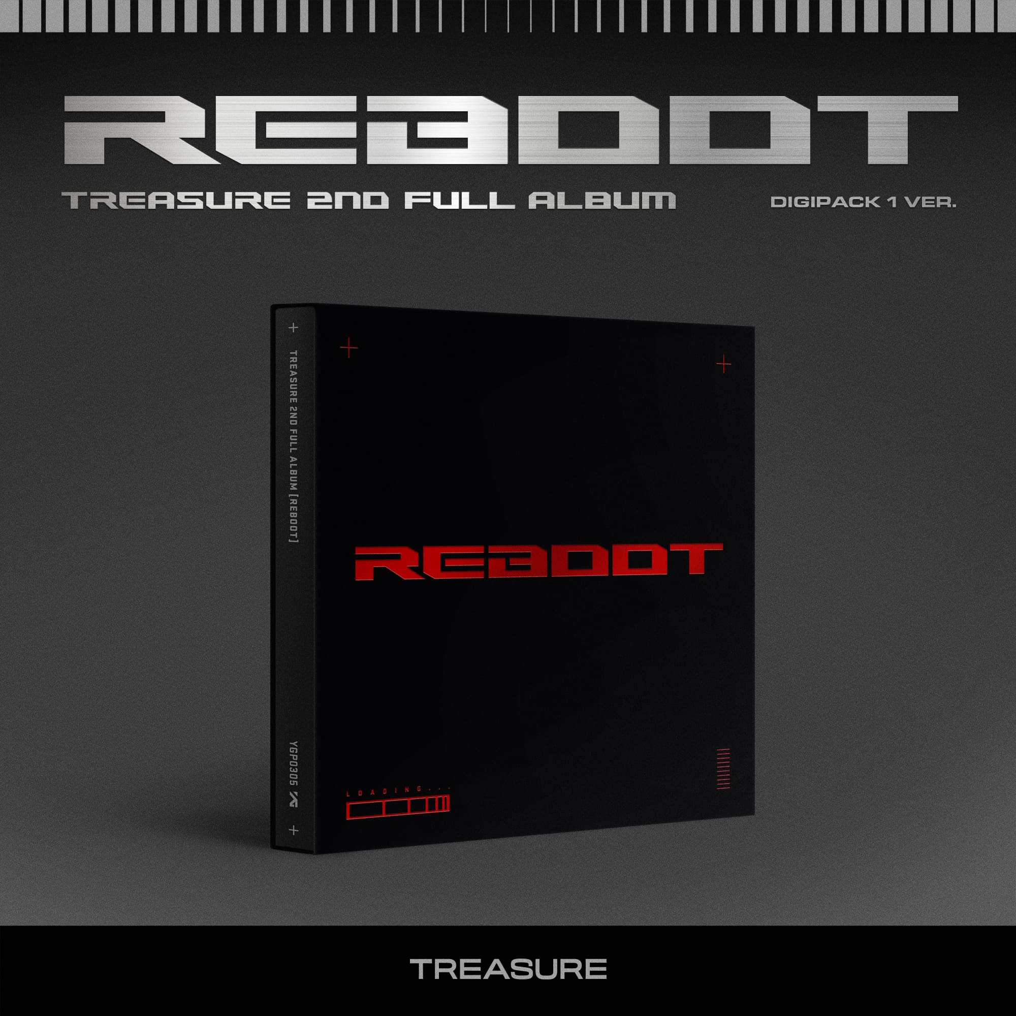 TREASURE 2nd Full Album REBOOT (Digipack Version)