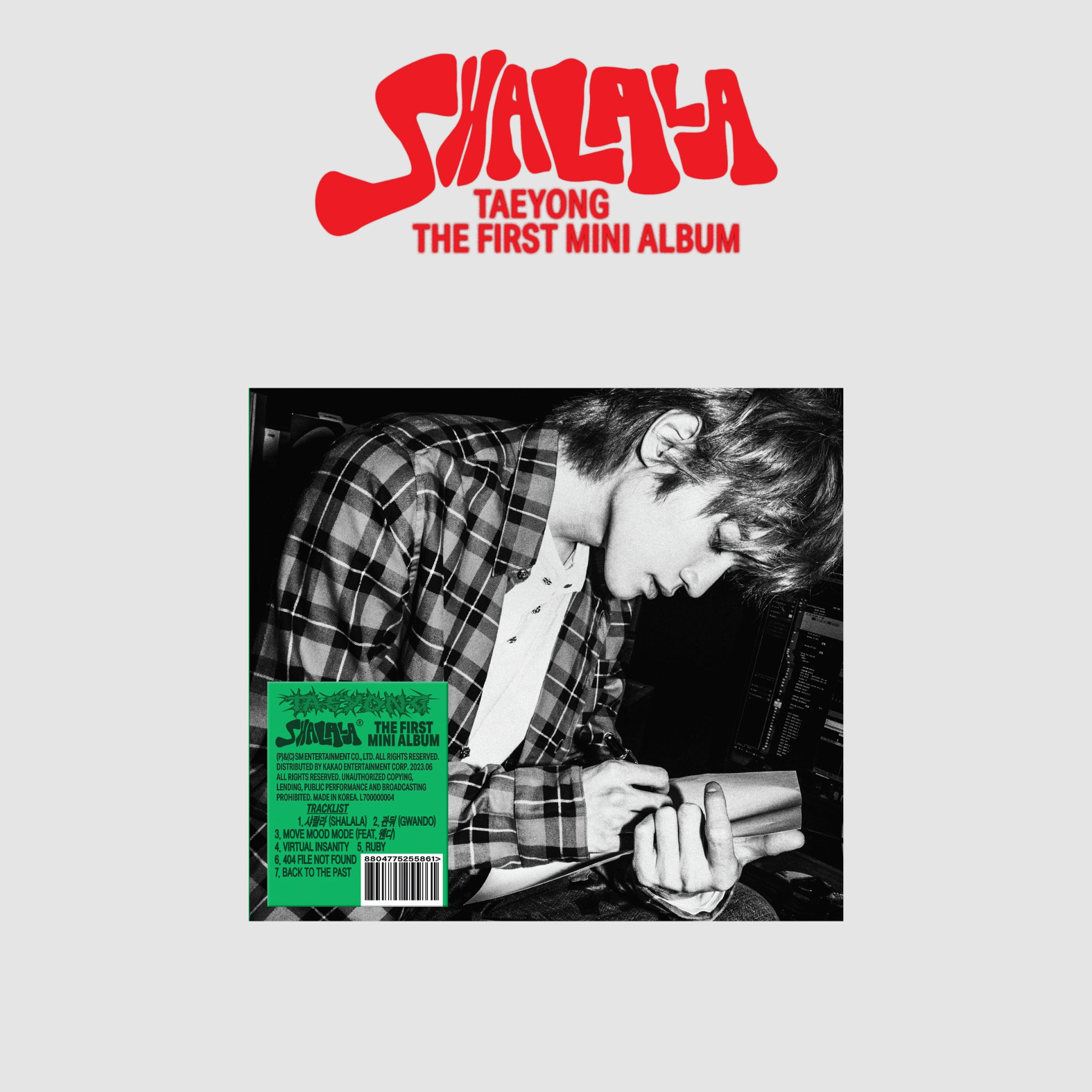 TAEYONG (NCT) 1st Mini Album SHALALA (Digipack Version)