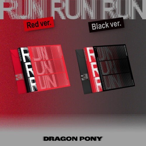 Dragon Pony 3rd EP Album RUN RUN RUN – album 8804775465222 (RED / / ) | HobiEgo K - pop Shop