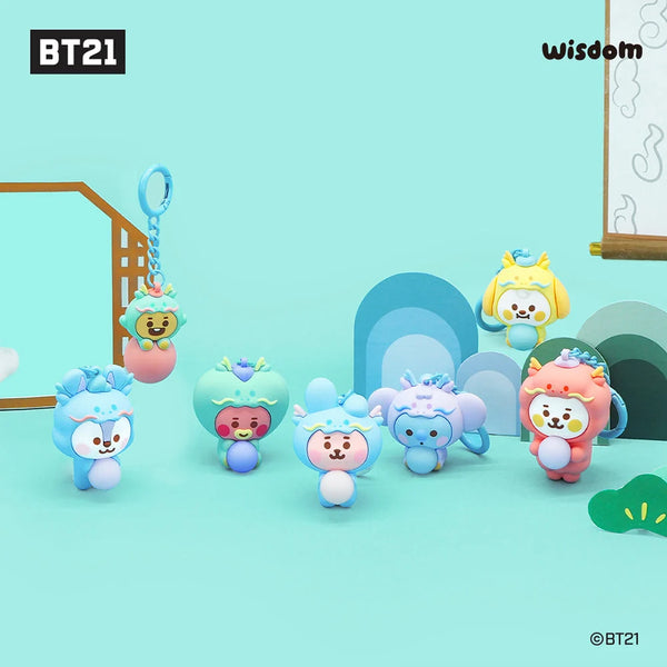 BT21 Dragon Figure Keyring