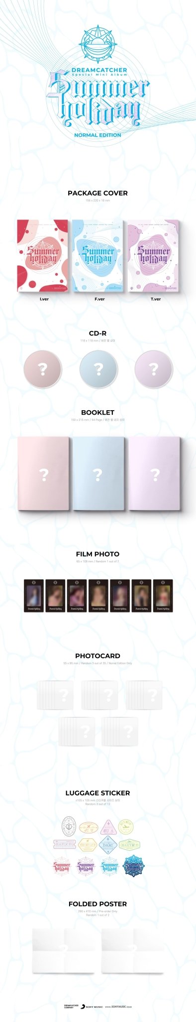 DREAMCATCHER Special Album Summer Holiday – album (I (RED) / / ) | HobiEgo