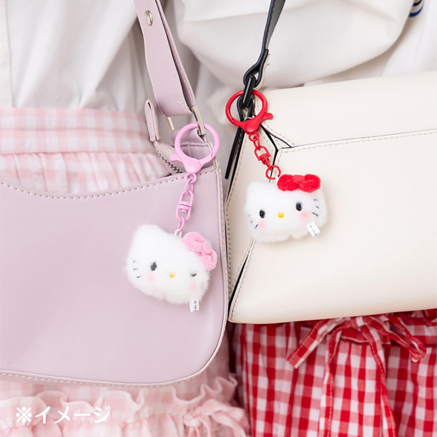 Sanrio Mini Mascot Keychain, Hello KittySet of 2