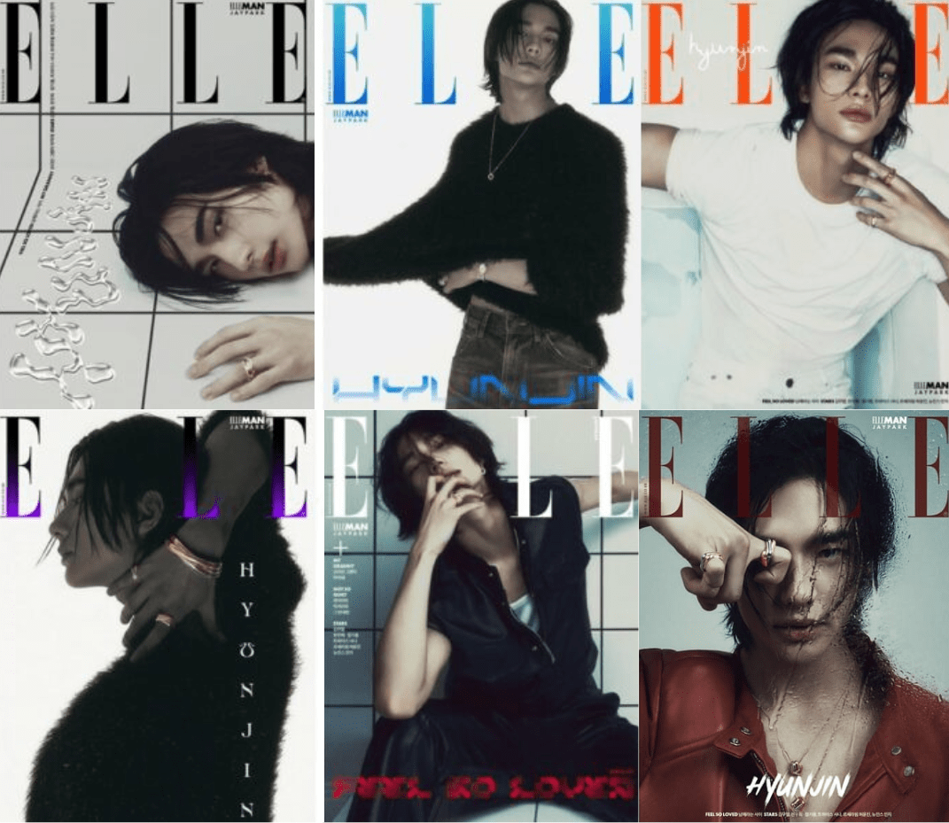 ELLE 2024.MAY COVER : STRAY KIDS HYUNJIN MAGAZINE – magazines (A (BLACK) / / ) | HobiEgo