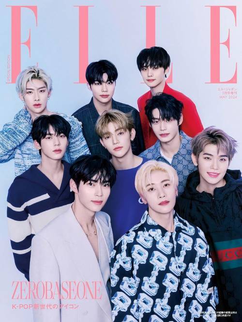 ELLE JAPAN May 2024 Cover ZEROBASEONE Special Edition – magazines ( / / ) | HobiEgo