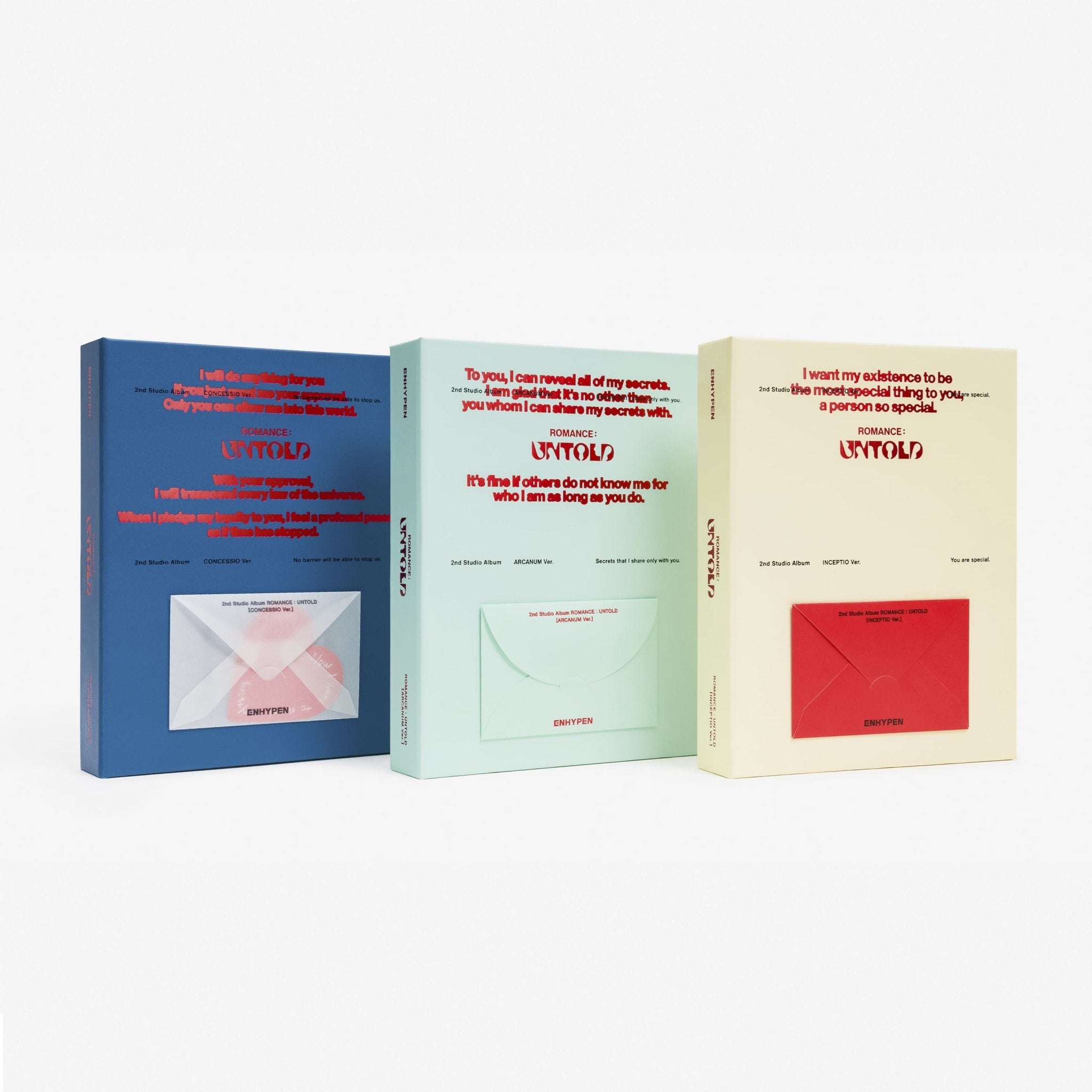 ENHYPEN 2nd Album ROMANCE : UNTOLD – album (INCEPTIO (Beige) / / ) | HobiEgo