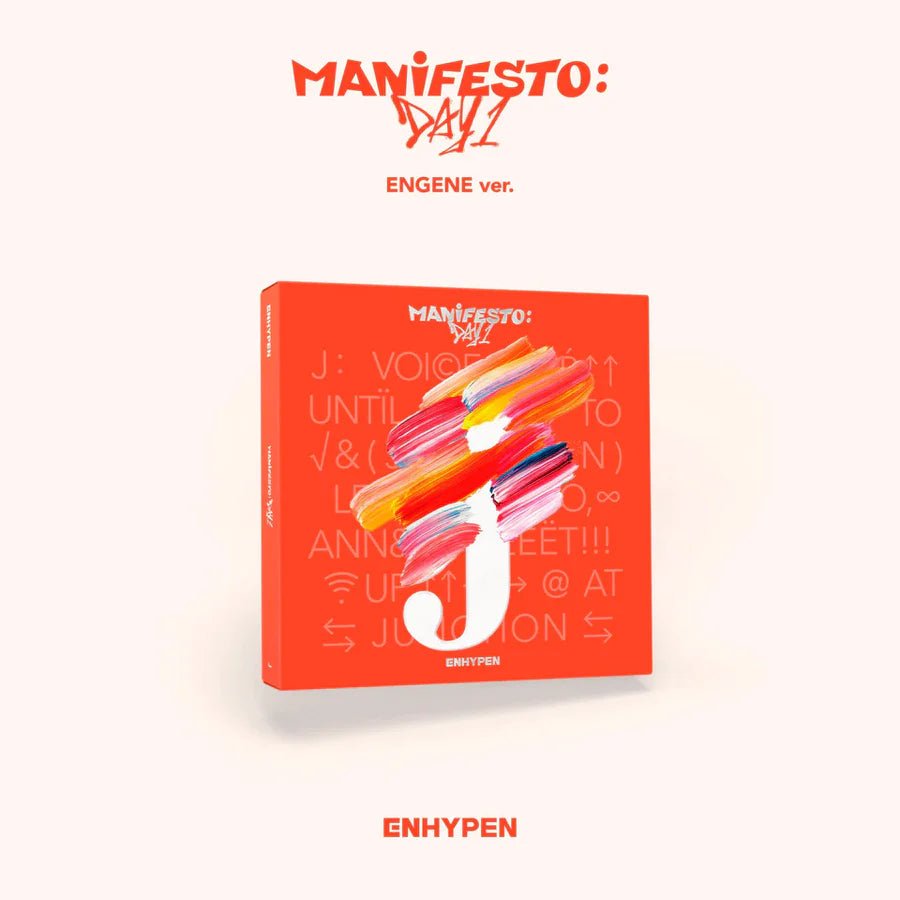 ENHYPEN 3rd Mini Album MANIFESTO : DAY 1 (ENGENE Version) – album (J (RED) / / ) | HobiEgo