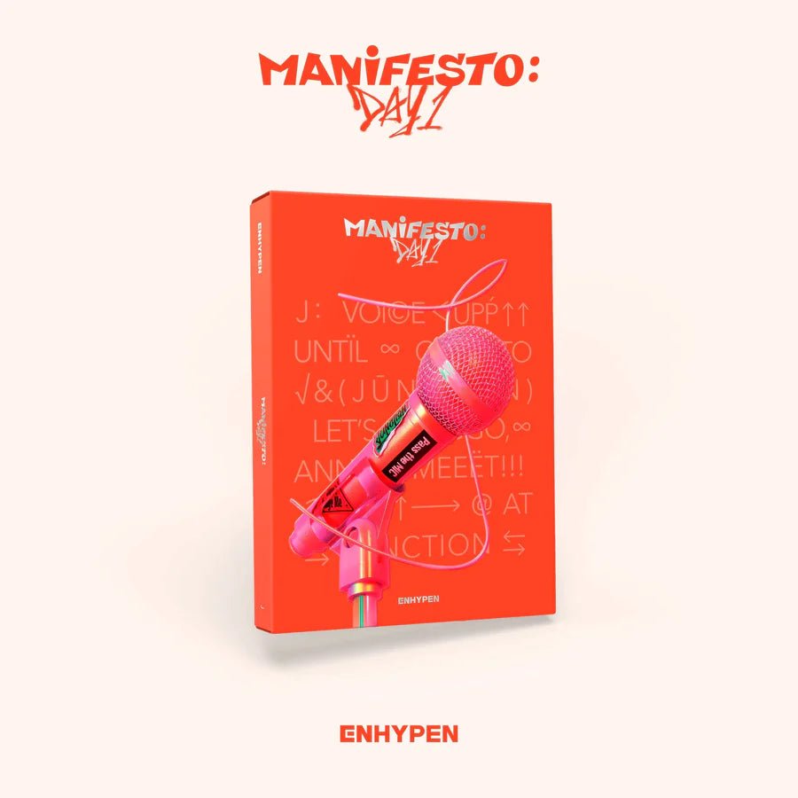 ENHYPEN 3rd Mini Album MANIFESTO : DAY 1 – album (J (RED) / / ) | HobiEgo