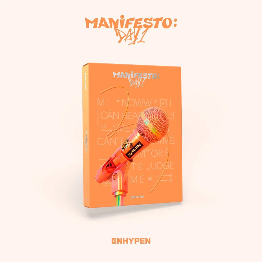 ENHYPEN 3rd Mini Album MANIFESTO : DAY 1 – album (M (ORANGE) / / ) | HobiEgo