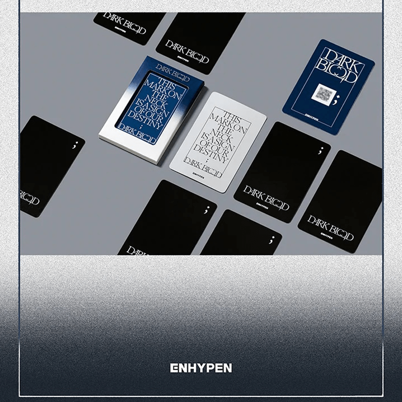 ENHYPEN 4th Mini Album DARK BLOOD (Weverse Albums version) – Photocards ( / / ) | HobiEgo