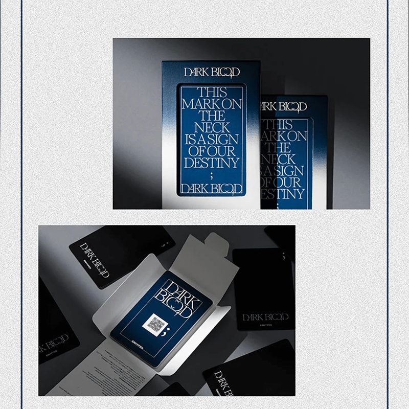 ENHYPEN 4th Mini Album DARK BLOOD (Weverse Albums version) – Photocards ( / / ) | HobiEgo