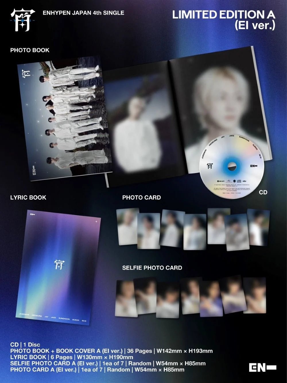ENHYPEN 4th Single Album 宵 YOI Limited A (EI Version) – album ( / / ) | HobiEgo