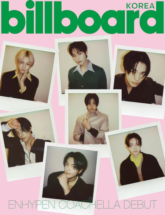 Enhypen Billboard Korea: Enhypen's Coachella Debut Commemorative Limited Edition – magazines (Group / / ) | HobiEgo