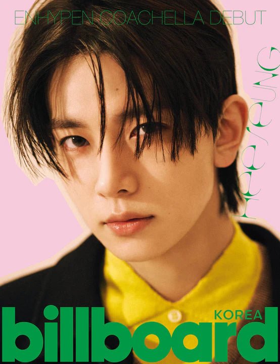 Enhypen Billboard Korea: Enhypen's Coachella Debut Commemorative Limited Edition – magazines (Heeseung / / ) | HobiEgo