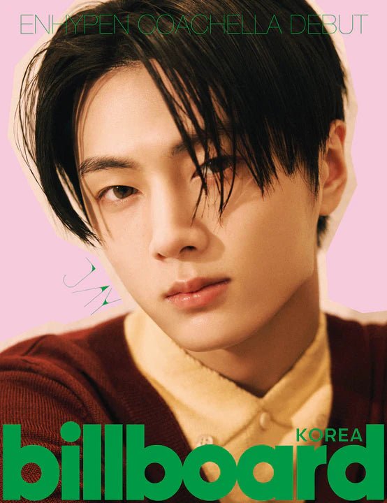Enhypen Billboard Korea: Enhypen's Coachella Debut Commemorative Limited Edition – magazines (Jay / / ) | HobiEgo