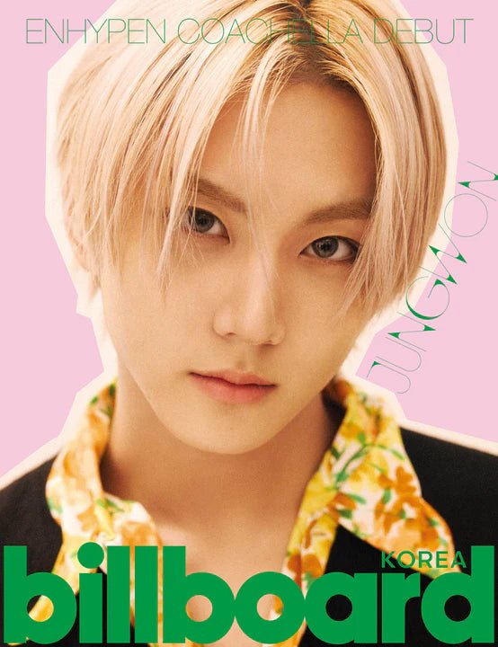 Enhypen Billboard Korea: Enhypen's Coachella Debut Commemorative Limited Edition – magazines (Jungwon / / ) | HobiEgo