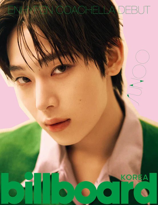 Enhypen Billboard Korea: Enhypen's Coachella Debut Commemorative Limited Edition – magazines (Sunoo / / ) | HobiEgo