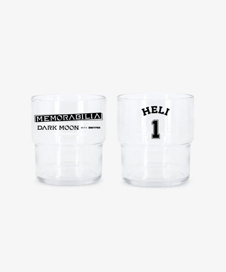 ENHYPEN Memorabilia DARK MOON Special Album Official MD Stack Glass – Cup (Heli (Heeseung) / / ) | HobiEgo
