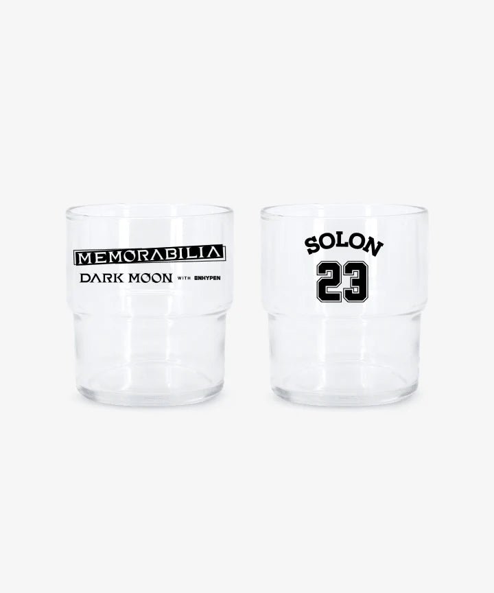 ENHYPEN Memorabilia DARK MOON Special Album Official MD Stack Glass – Cup (Solon (Sunghoon) / / ) | HobiEgo