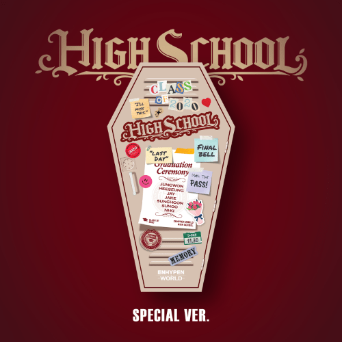 ENHYPEN WORLD COUPON CARD COLLECTION HIGH SCHOOL (SPECIAL Version) – merch 8809949675964 ( / / ) | HobiEgo K - pop Shop