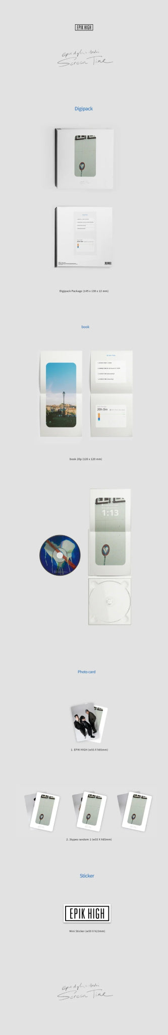 EPIK HIGH Single Album Screen Time – album ( / / ) | HobiEgo