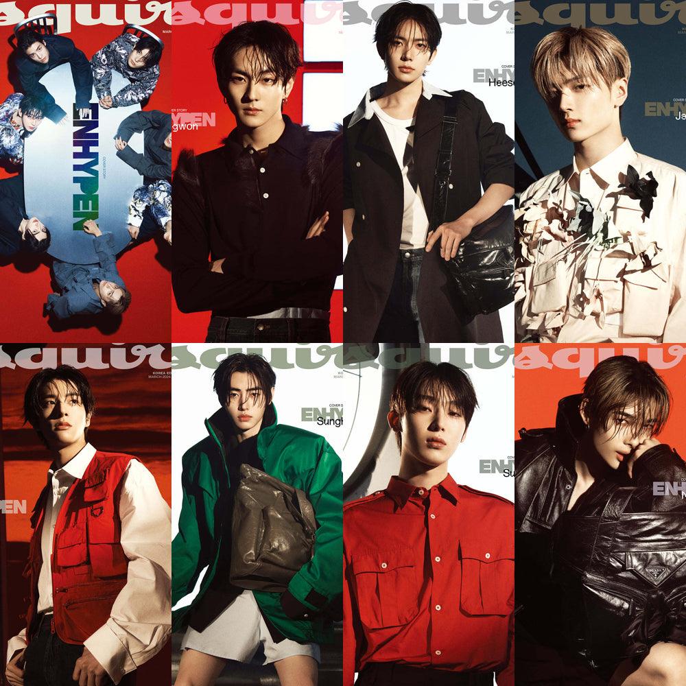 ESQUIRE 2024 March Issue Magazine ENHYPEN – magazines (A - Group / / ) | HobiEgo