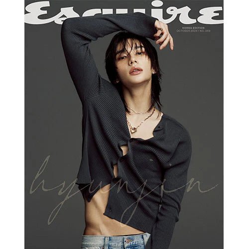 Esquire Magazine 2024 October Stray Kids Hyunjin – magazines (A / / ) | HobiEgo