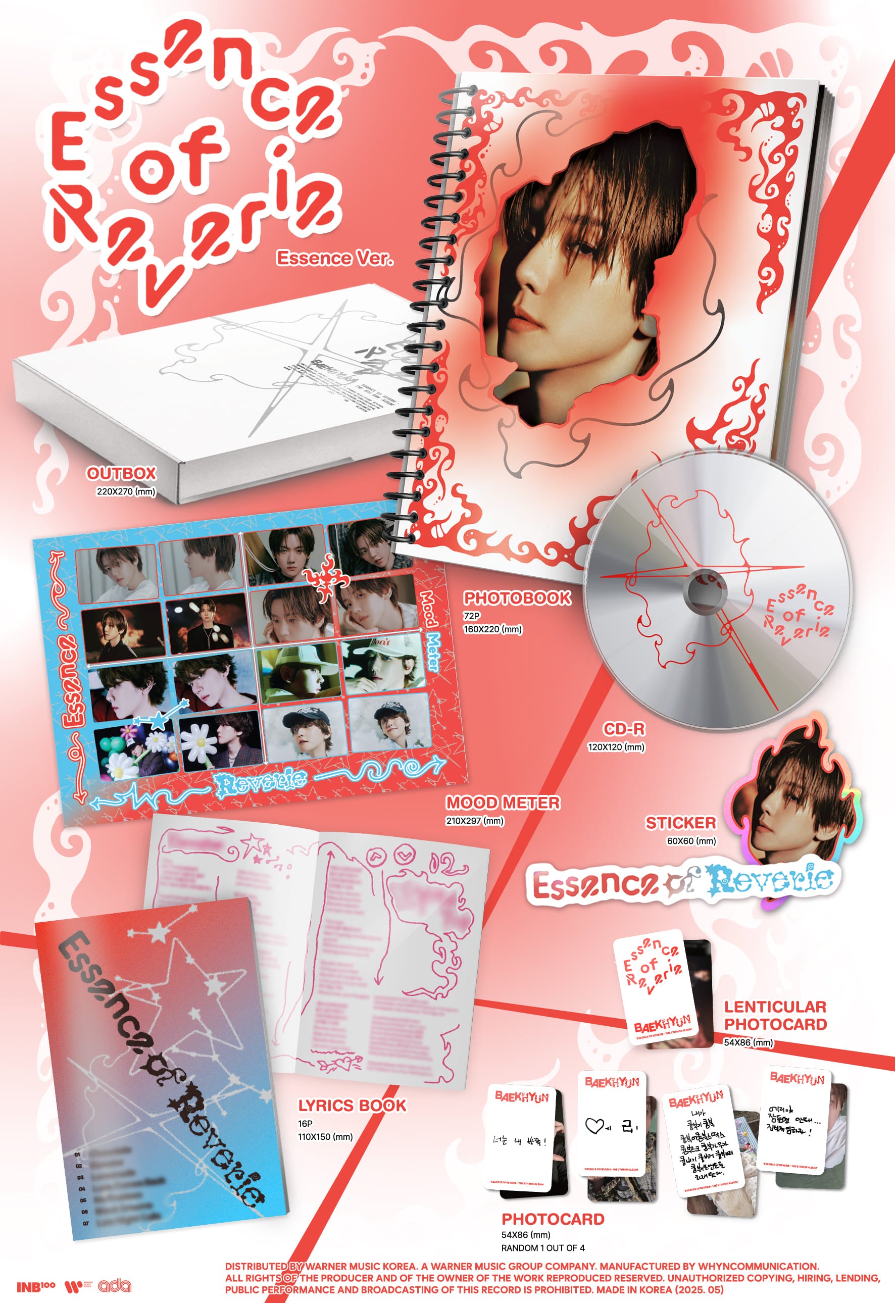 BAEKHYUN 5th Mini Album Essence of Reverie
