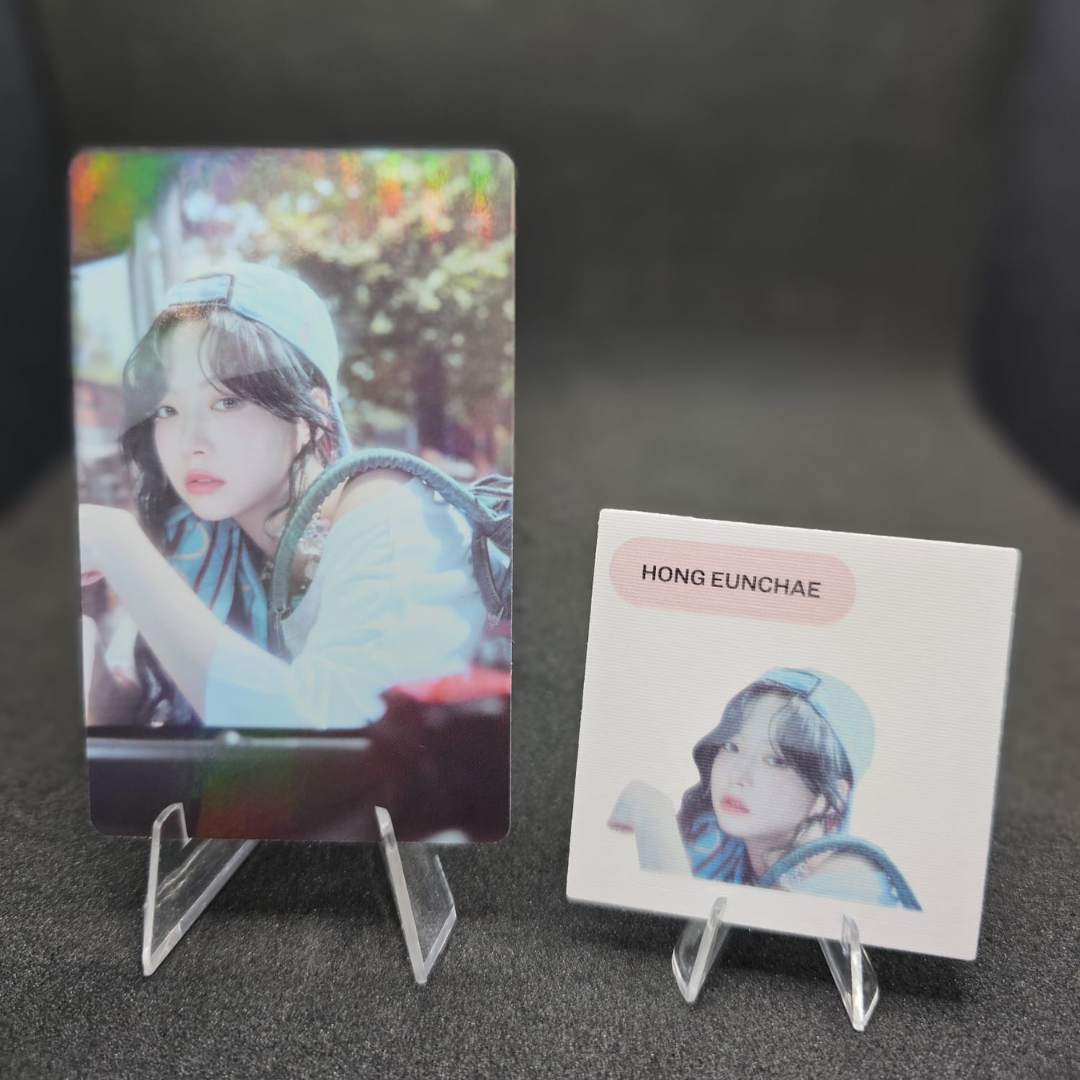 LE SSERAFIM 4th Mini Album CRAZY Weverse Photocards + Sticker