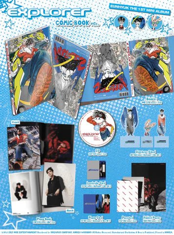 EUNHYUK 1st Mini Album EXPLORER (Comic Version) – album ( / / ) | HobiEgo