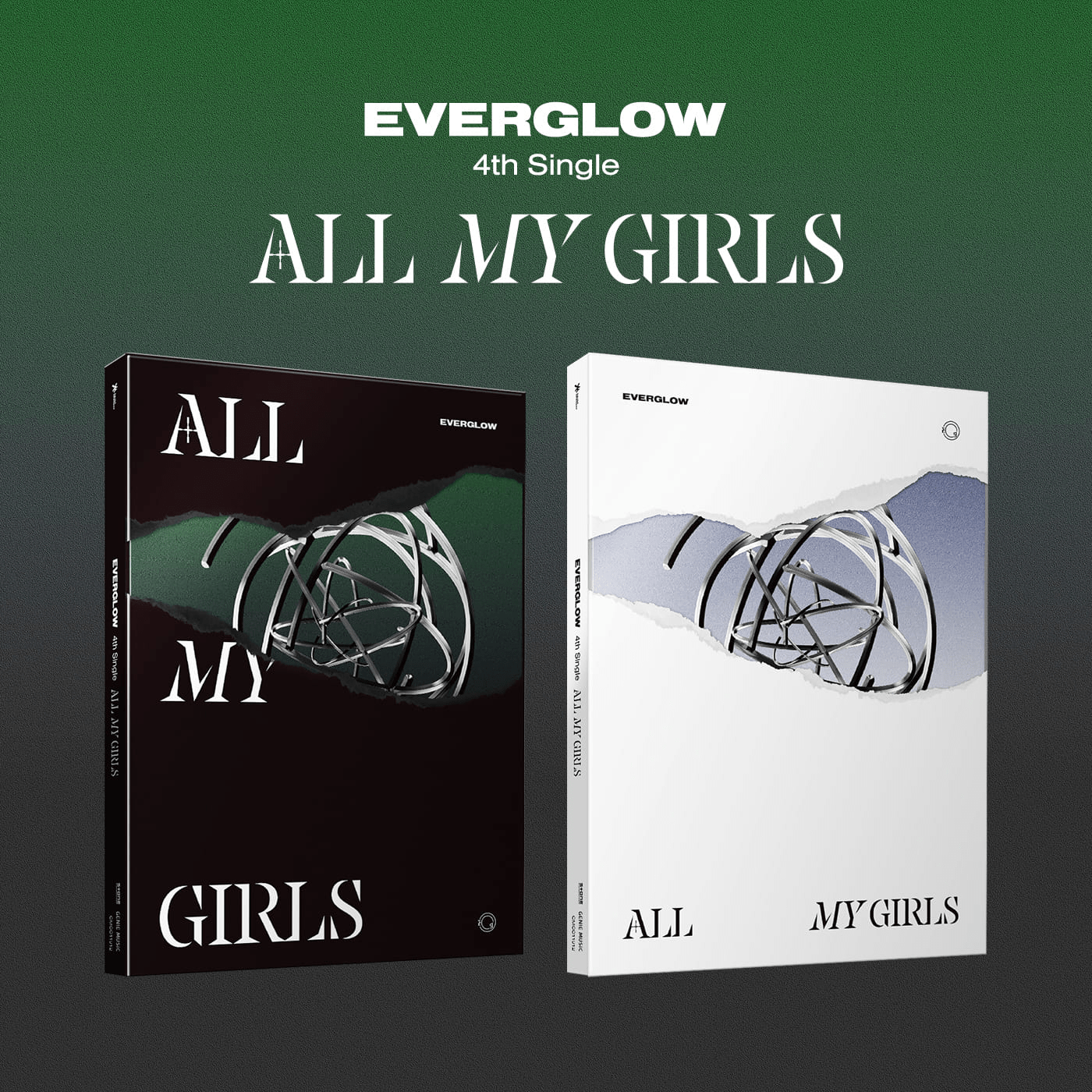 EVERGLOW 4th Single Album ALL MY GIRLS – album (Dark / / ) | HobiEgo