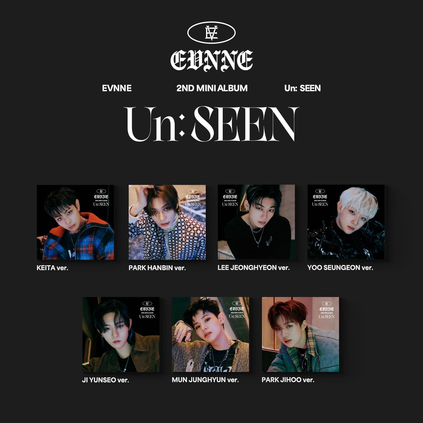 EVNNE 2nd Mini Album Un: SEEN (Digipack Version) – album (Keita / / ) | HobiEgo