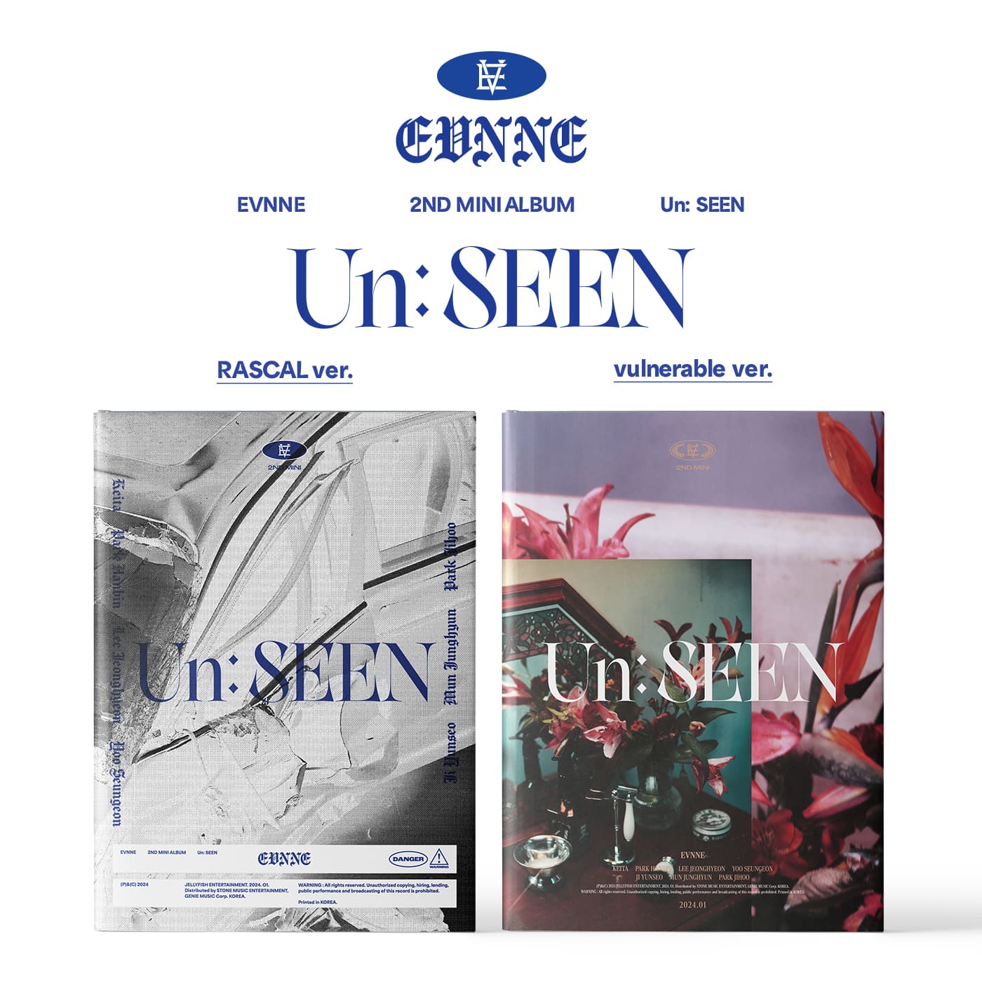 EVNNE 2nd Mini Album Un: SEEN – album (RASCAL / / ) | HobiEgo