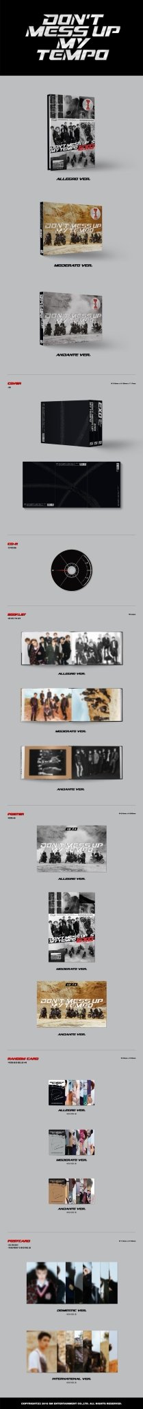 EXO 5th Album DON'T MESS UP MY TEMPO – album (ALLEGRO / / ) | HobiEgo