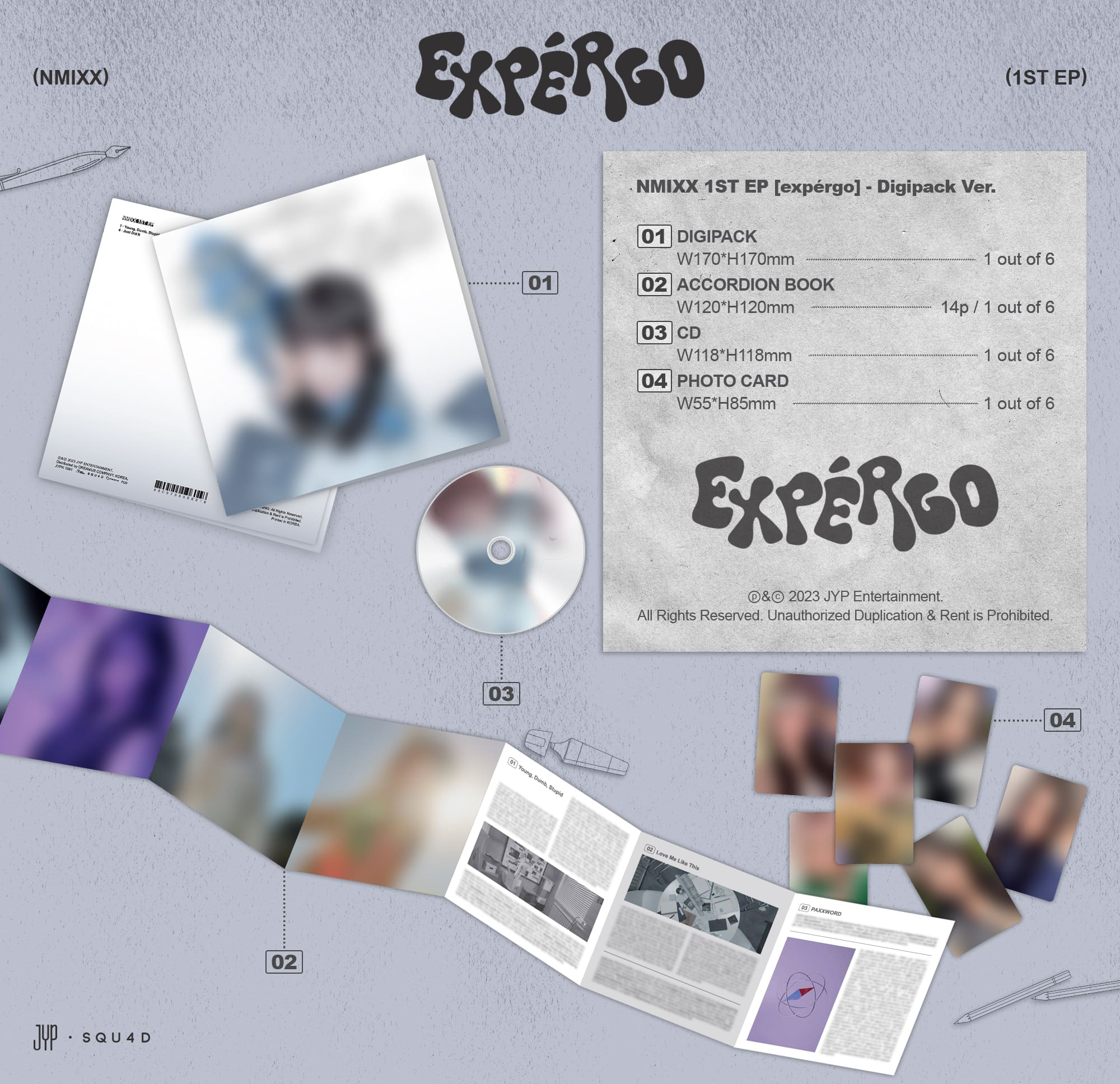 NMIXX 1st EP expérgo (Digipack Version)