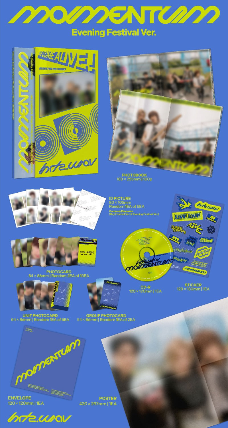 hrtz.wav 2nd Mini Album The Second Wave : MOMENTUM