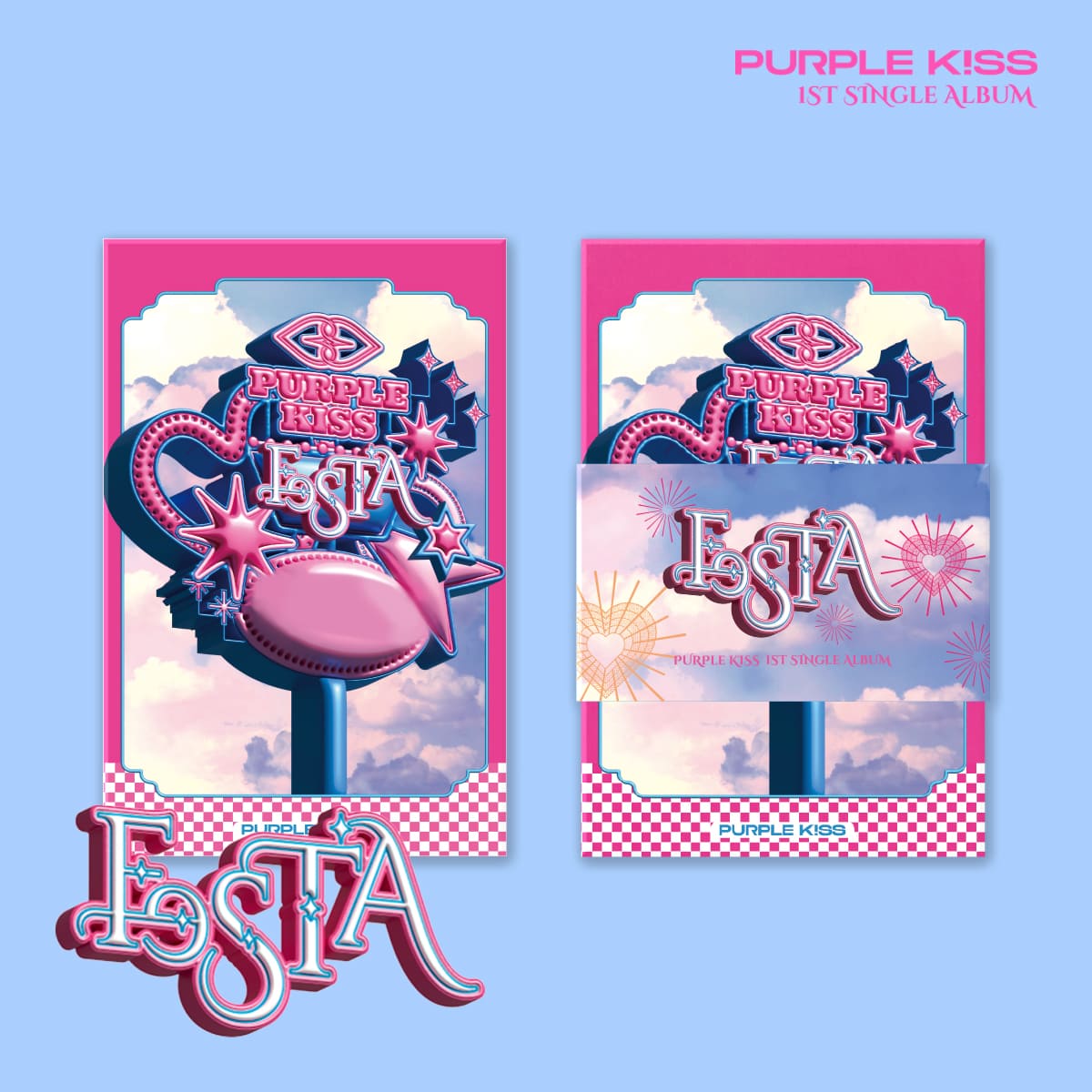 PURPLE KISS 1st Single Album FESTA (POCA ALBUM)