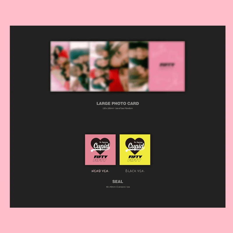 FIFTY FIFTY The 1st Single The Beginning: Cupid – album (Black / / ) | HobiEgo