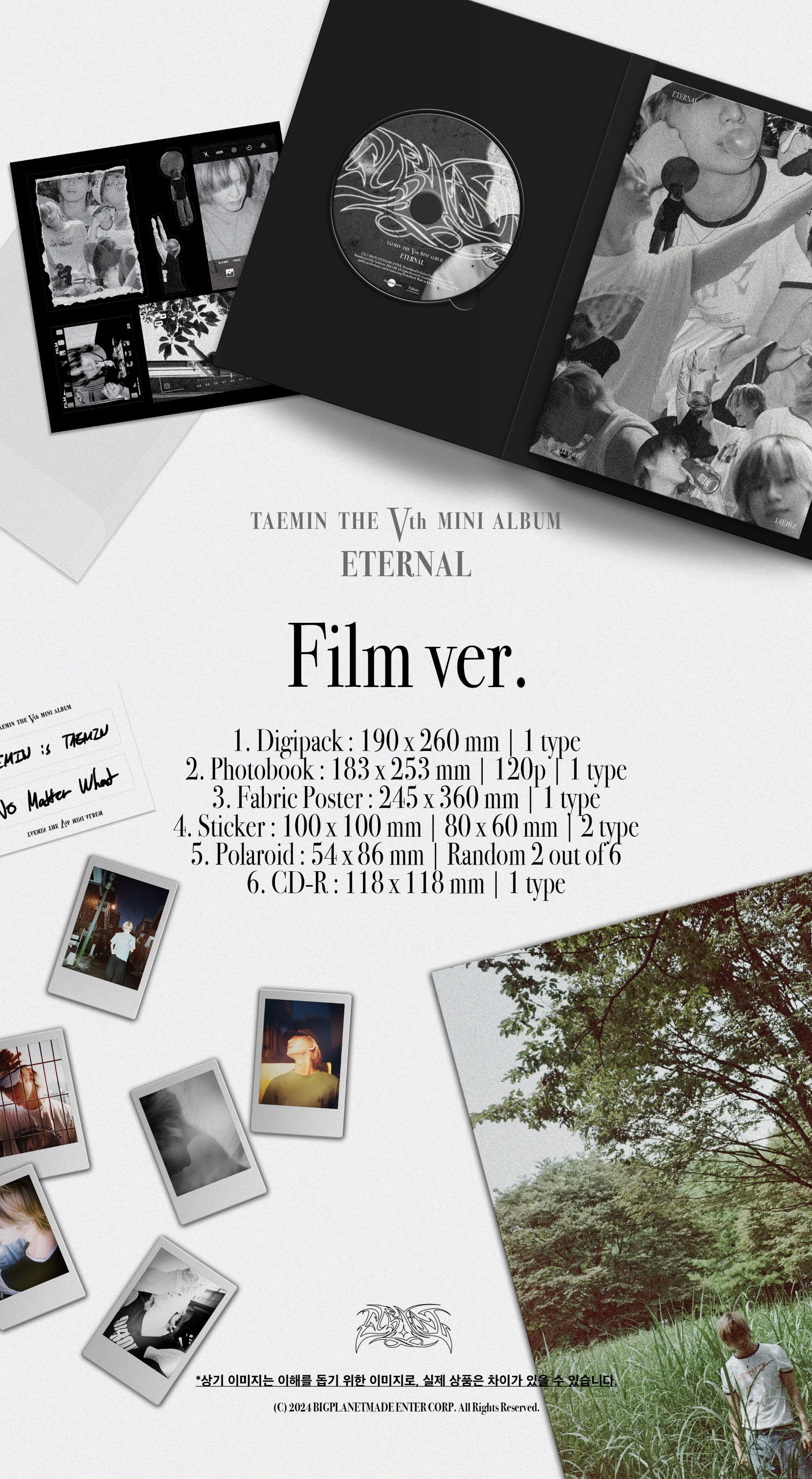 TAEMIN 5th Mini Album ETERNAL (Film Version)