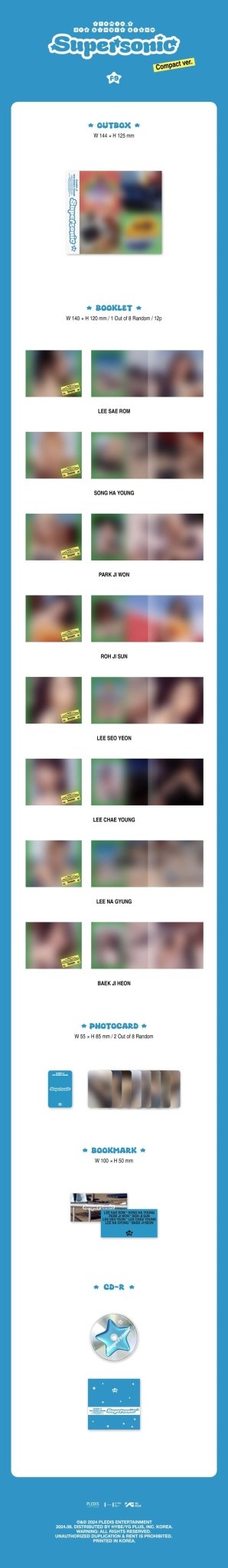fromis_9 3rd Single Album Supersonic (Compact Version) – album ( / / ) | HobiEgo